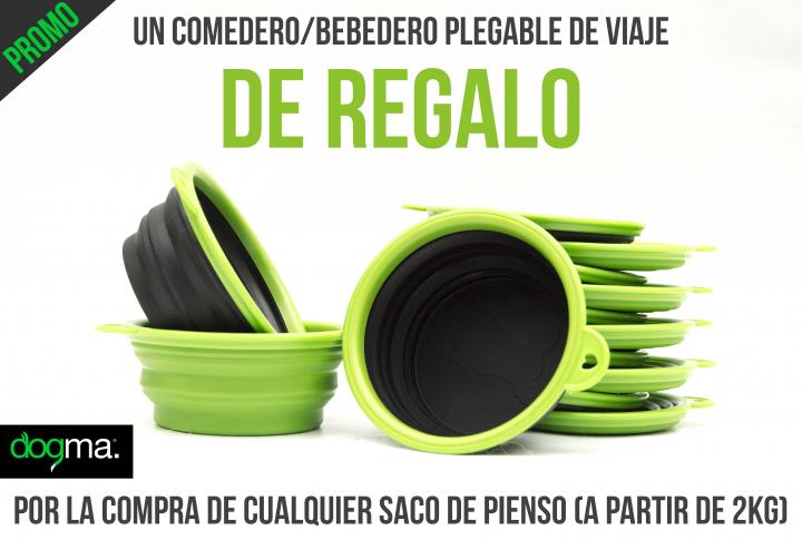 Este mes de Abril, te regalamos un comedero/bebedero de viaje