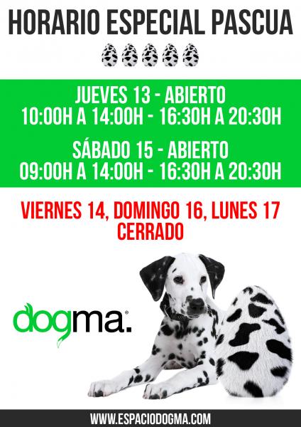 Horario especial Pascua Dogma